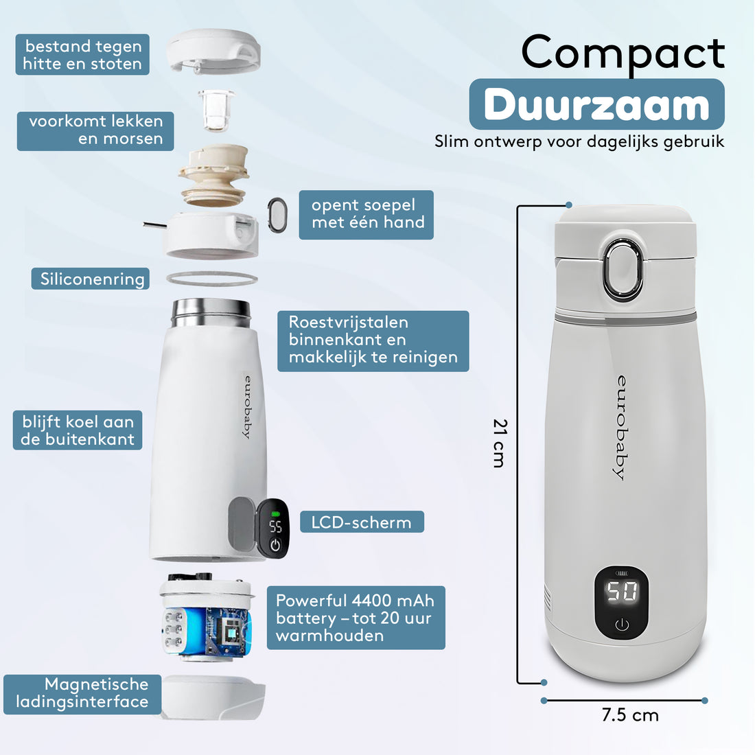 Chauffe-biberon sans fil