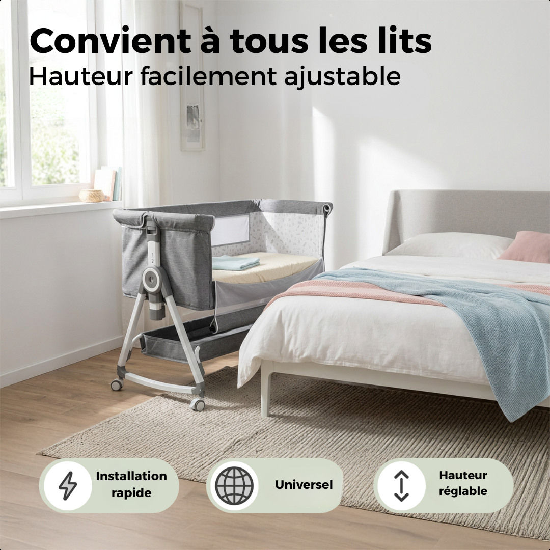 Lit cododo et berceau pour bébé, pour un sommeil tout près