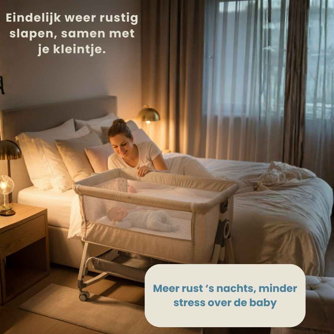 Co-Sleeper Babybed & Wiegje, Slaap Dichtbij