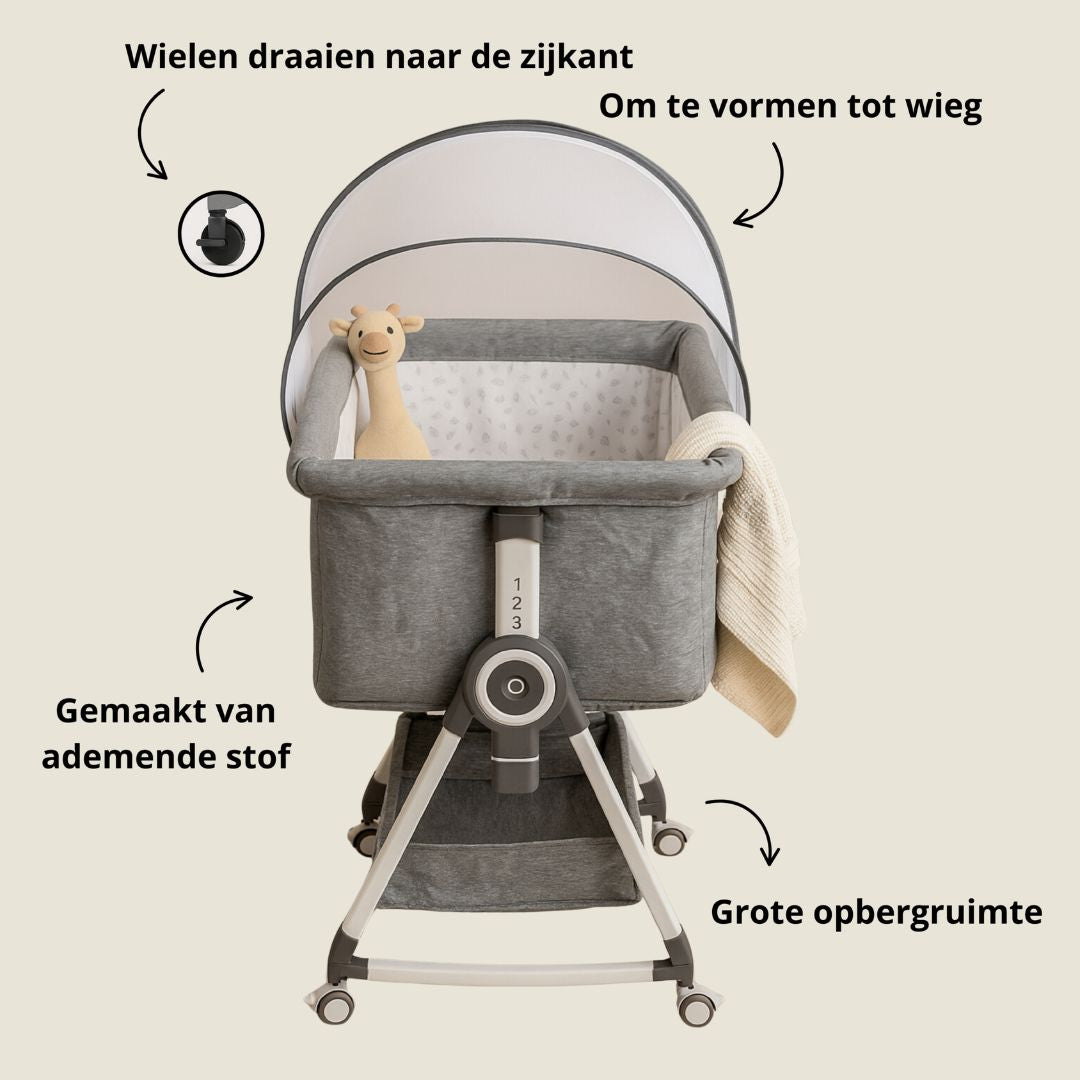 Co-Sleeper Babybed & Wiegje, Slaap Dichtbij