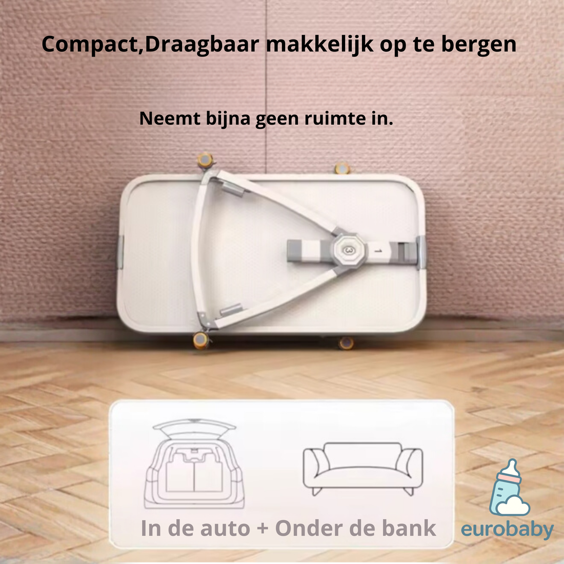 Eurobaby Co-Sleeper – Slaap Dichtbij, Veilig & Comfortabe