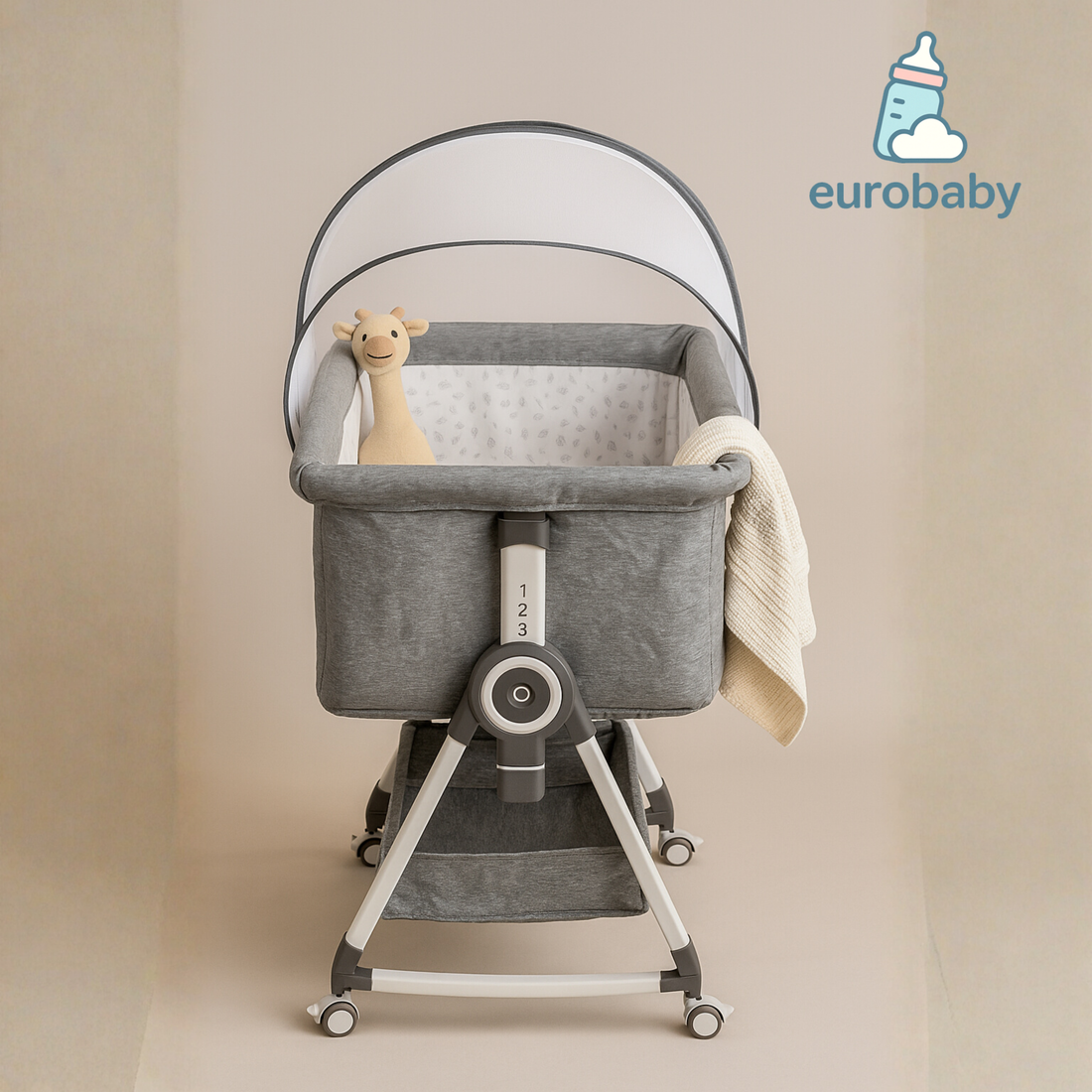 Eurobaby Co-Sleeper – Slaap Dichtbij, Veilig & Comfortabe