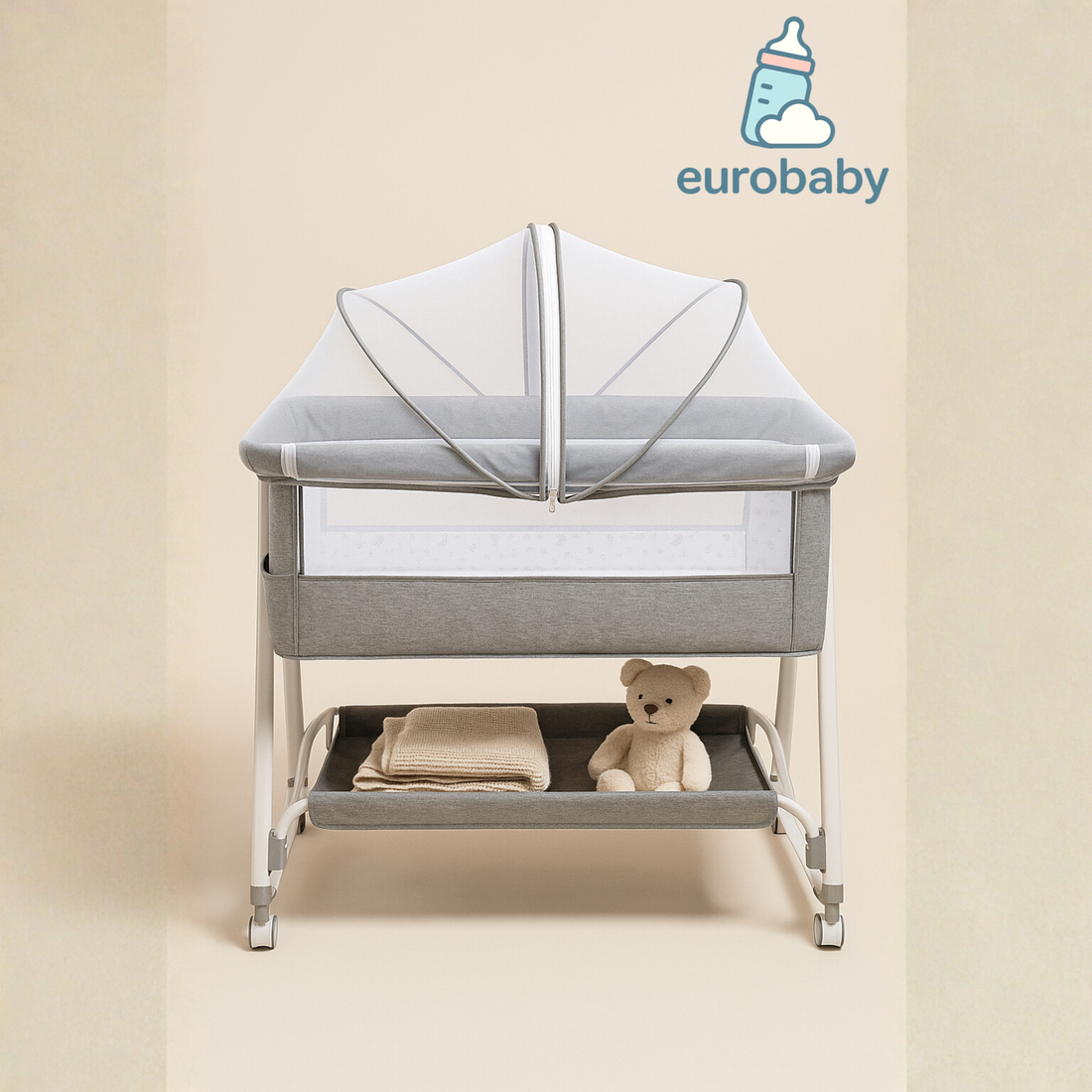 Eurobaby Co-Sleeper – Slaap Dichtbij, Veilig & Comfortabe
